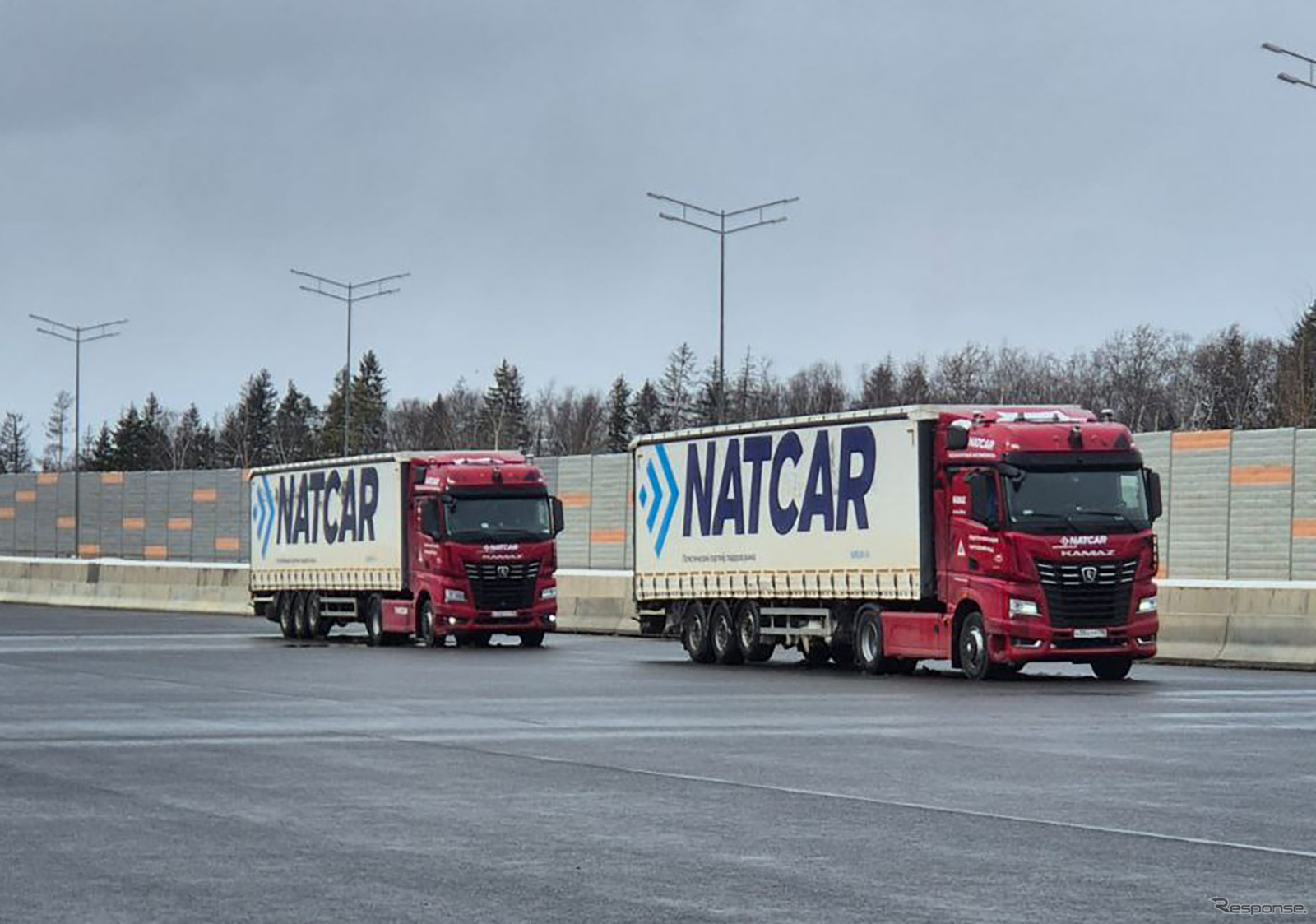 カマズ（KAMAZ）がモスクワ中央環状自動車道（CKAD）で自動運転トラックの走行実験を開始