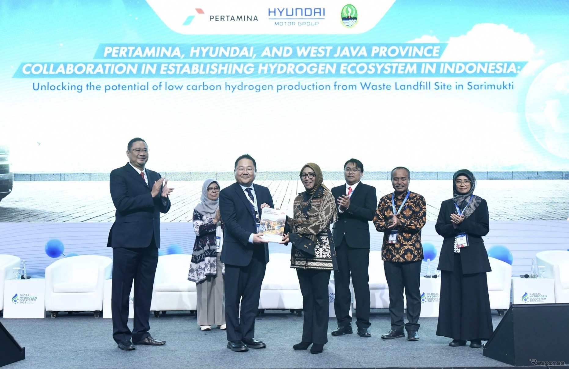 ヒョンデがインドネシアで開催されたグローバル水素エコシステムサミットで廃棄物由来の水素（W2H）システム構築に向けた行動計画発表