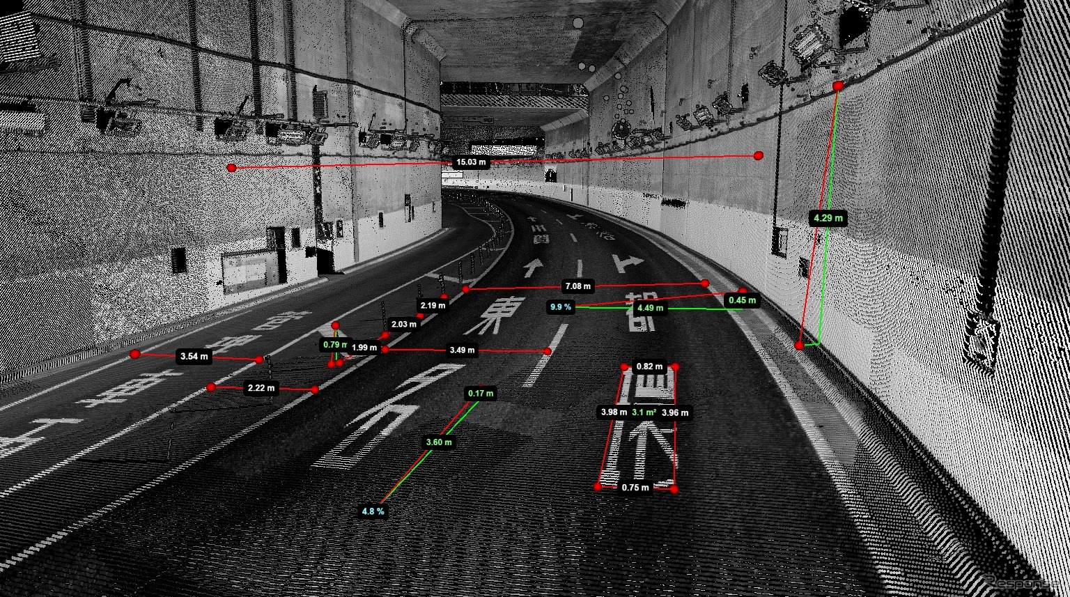 ダイナミックマッププラットフォーム「3Dmapspocket」画面イメージ