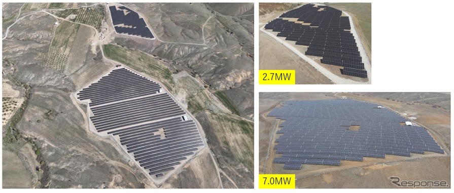 アイシンのトルコの太陽光発電施設