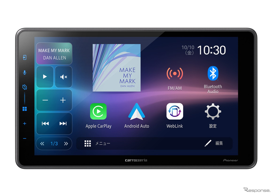 カロッツェリアの9インチディスプレイオーディオ「DMH-SF600」
