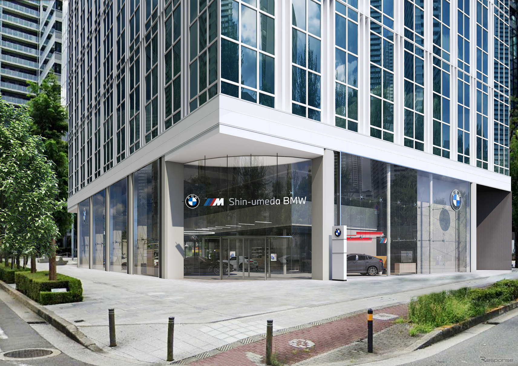 BMW正規ディーラーの双日オートグループ大阪が、「新梅田支店」をリニューアル