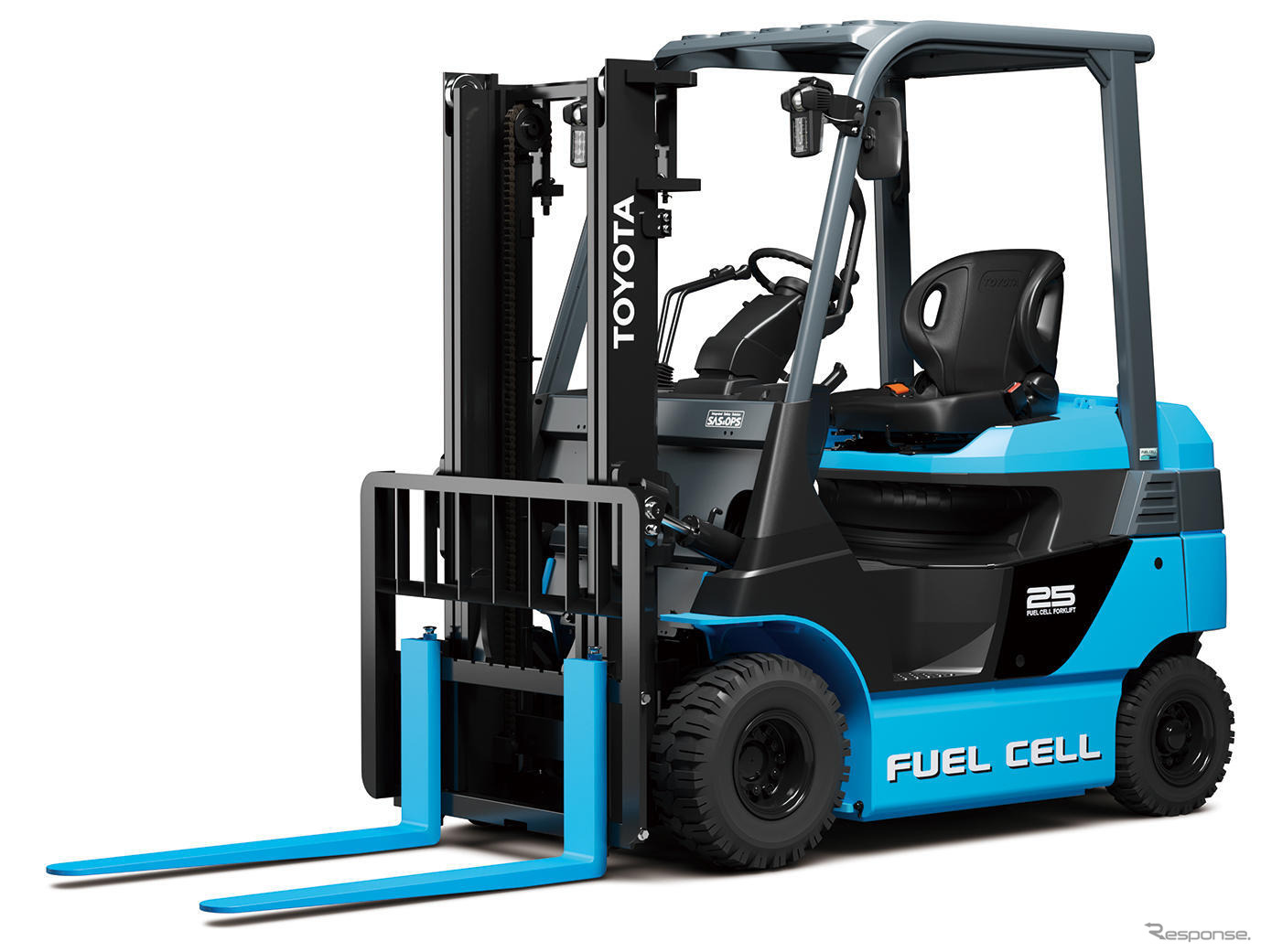 豊田自動織機トヨタL&Fカンパニー、2.5t積タイプの新型燃料電池フォークリフト