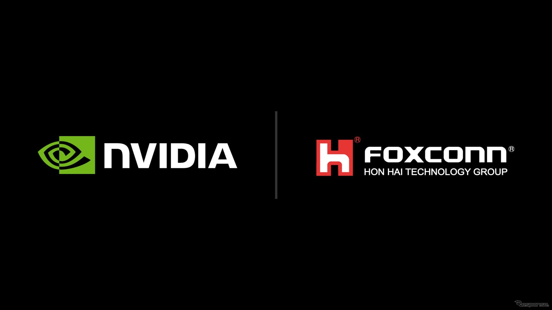 NVIDIAとFoxconnのロゴ