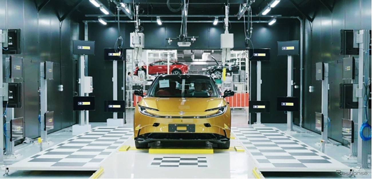 一汽トヨタは新型EV『bZ5』の生産を同社の新エネルギー工場で開始