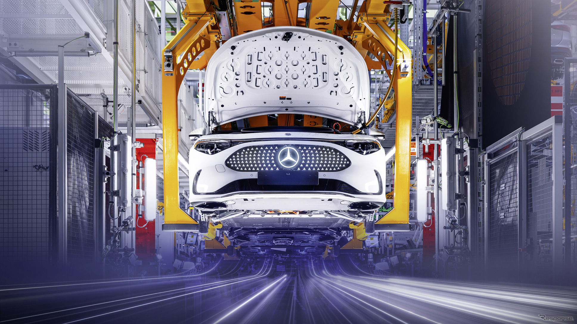 新型『CLA』を生産するメルセデスベンツのドイツ・ラシュタット工場