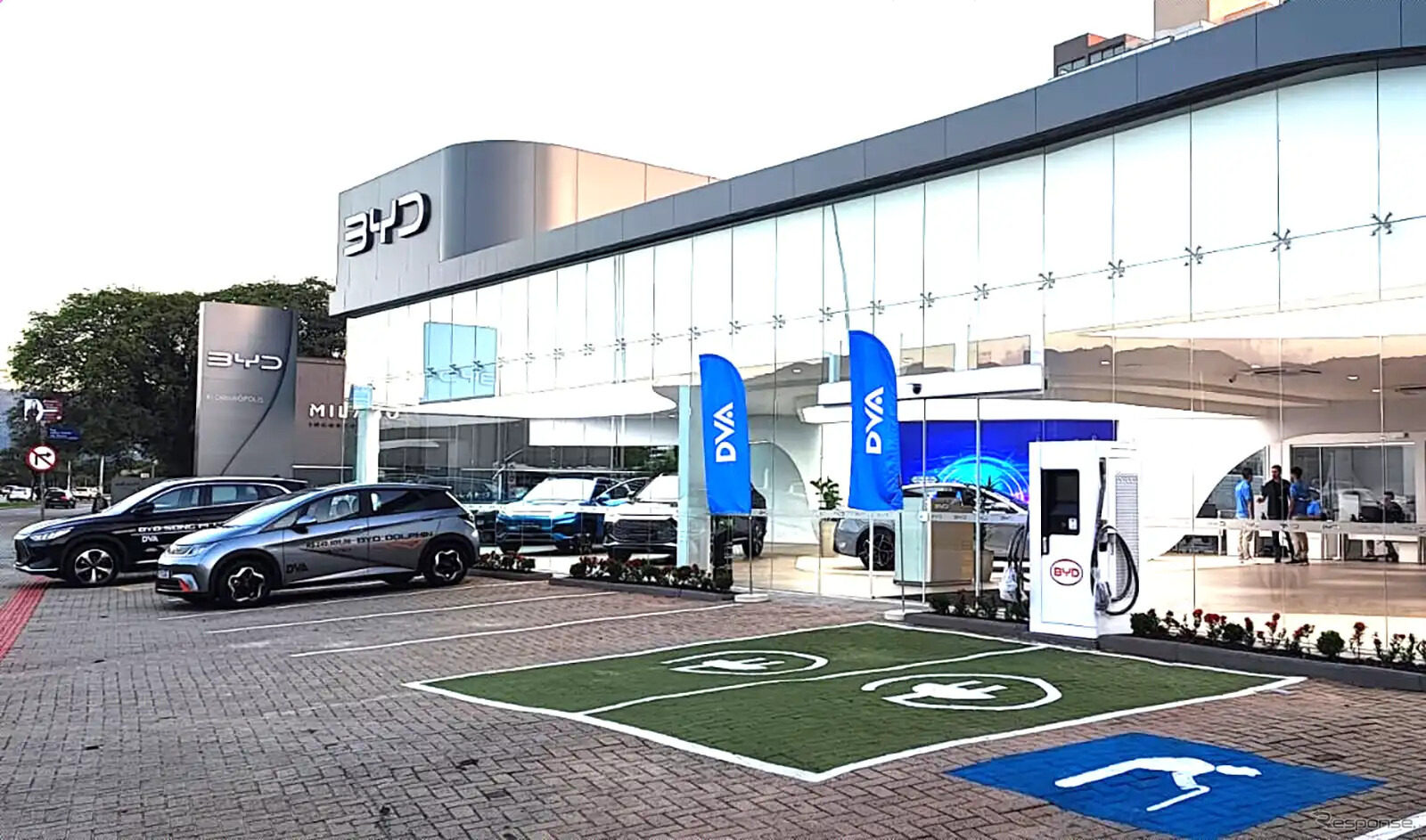 BYDがブラジルで自動充電サービス「オートカルガ」導入