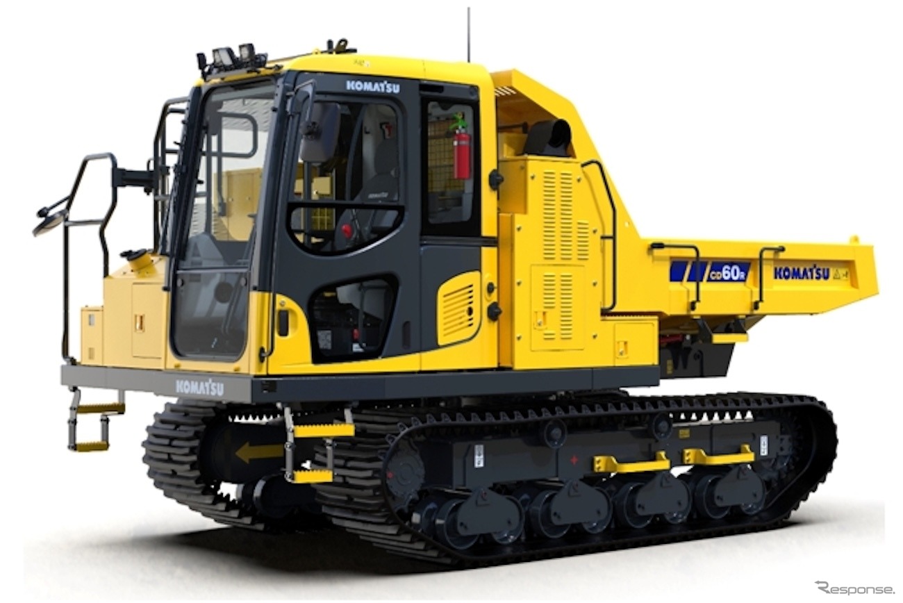 「くるくるダンプ」が愛称のコマツCD60R-3