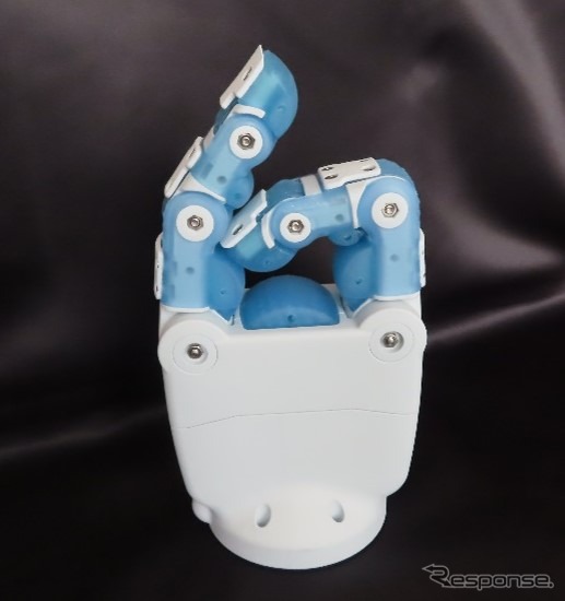 ロボットハンドの指部分（青の部分）