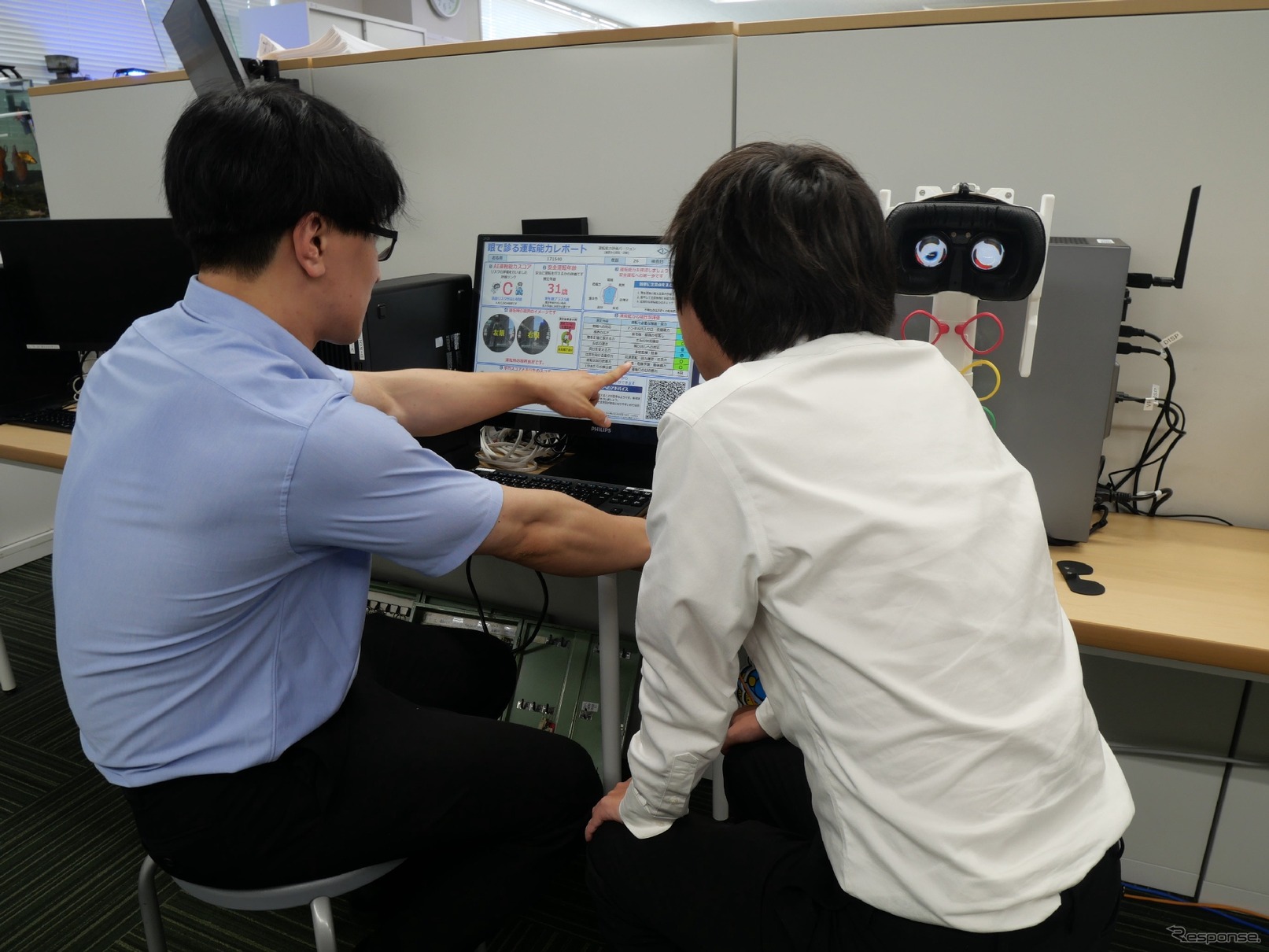 運転能力測定機器「MEDEMIL Drive」を試験導入