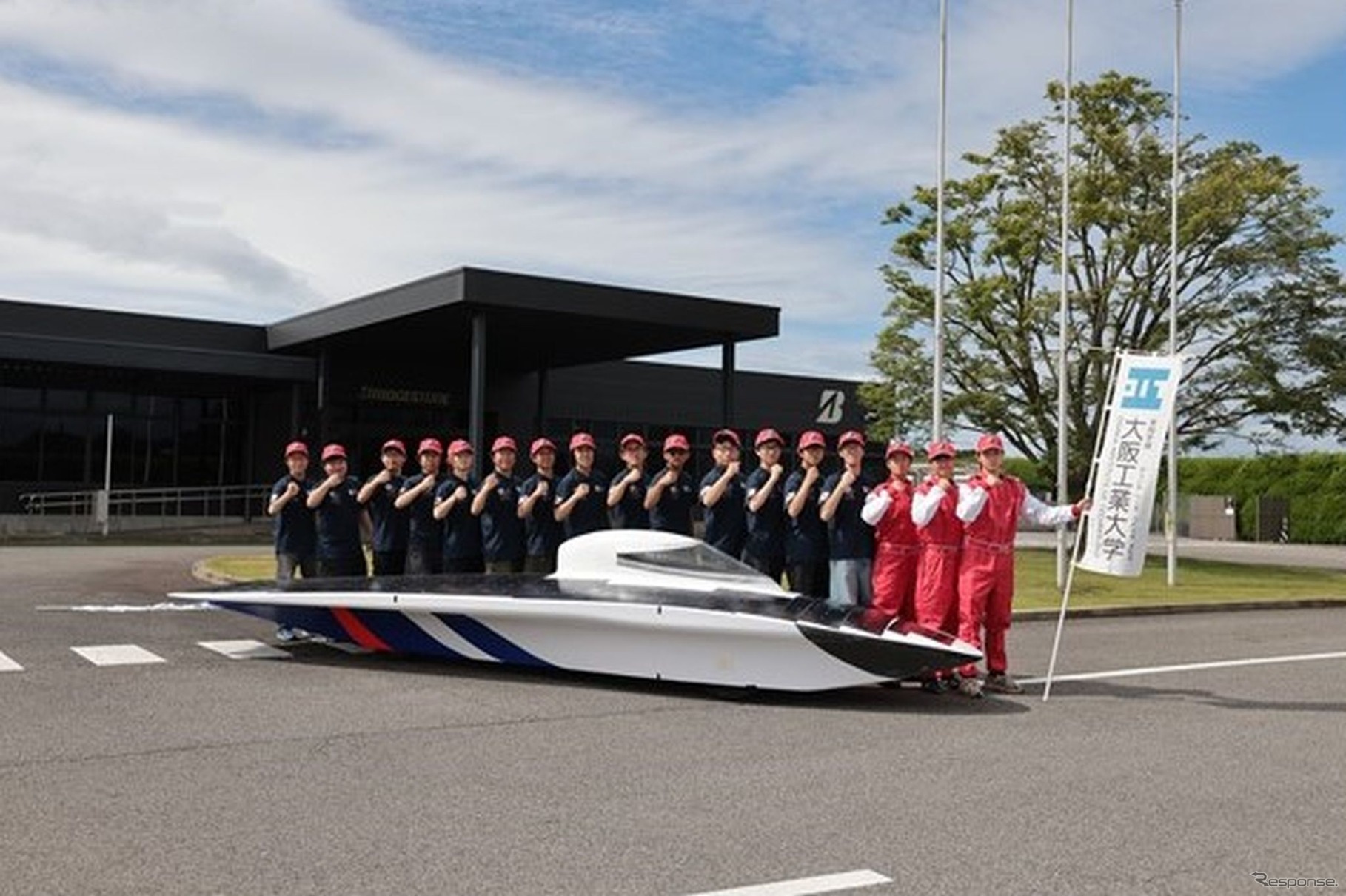 大阪工業大学が8月に豪州で開催されるソーラーカーレース「ブリヂストン・ワールドソーラーチャレンジ(BWSC)」に初出場