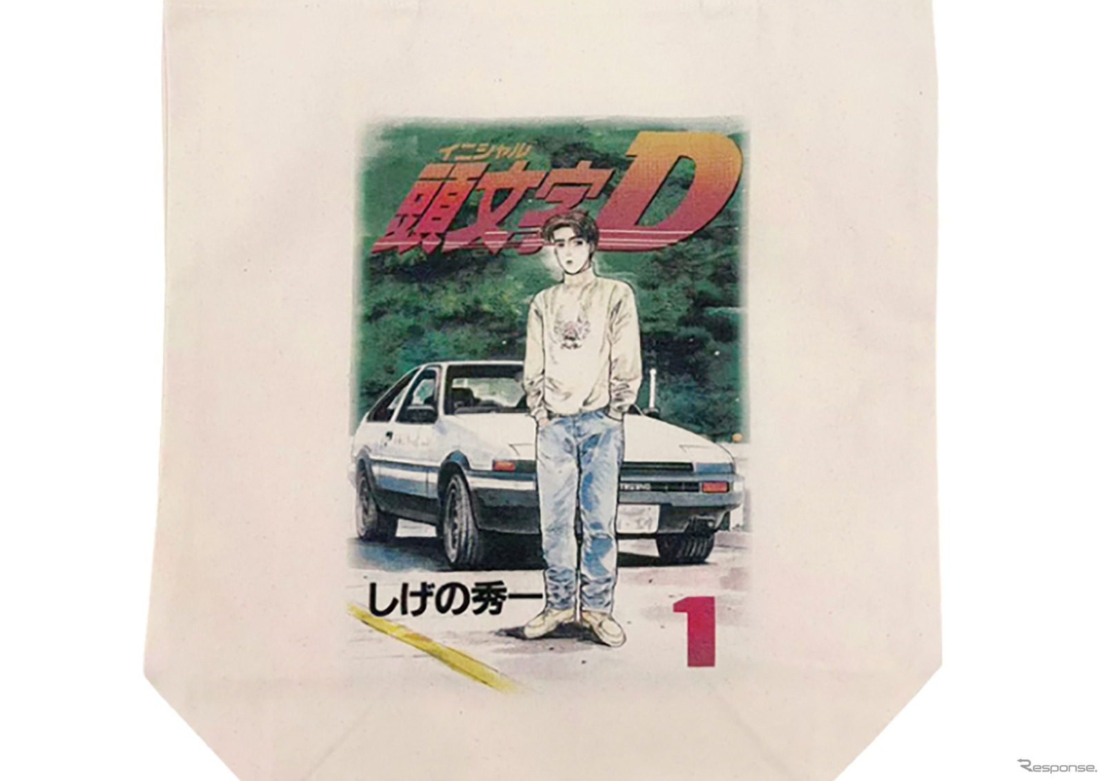 『頭文字D』の世界観をモチーフにしたトートバッグ