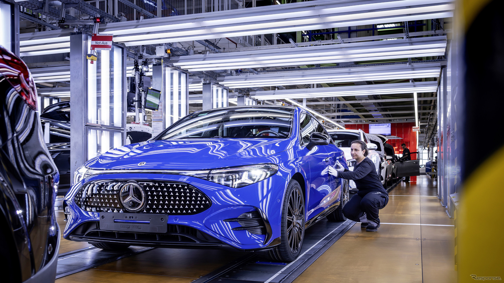 新型『CLA』を生産するメルセデスベンツのドイツ・ラシュタット工場