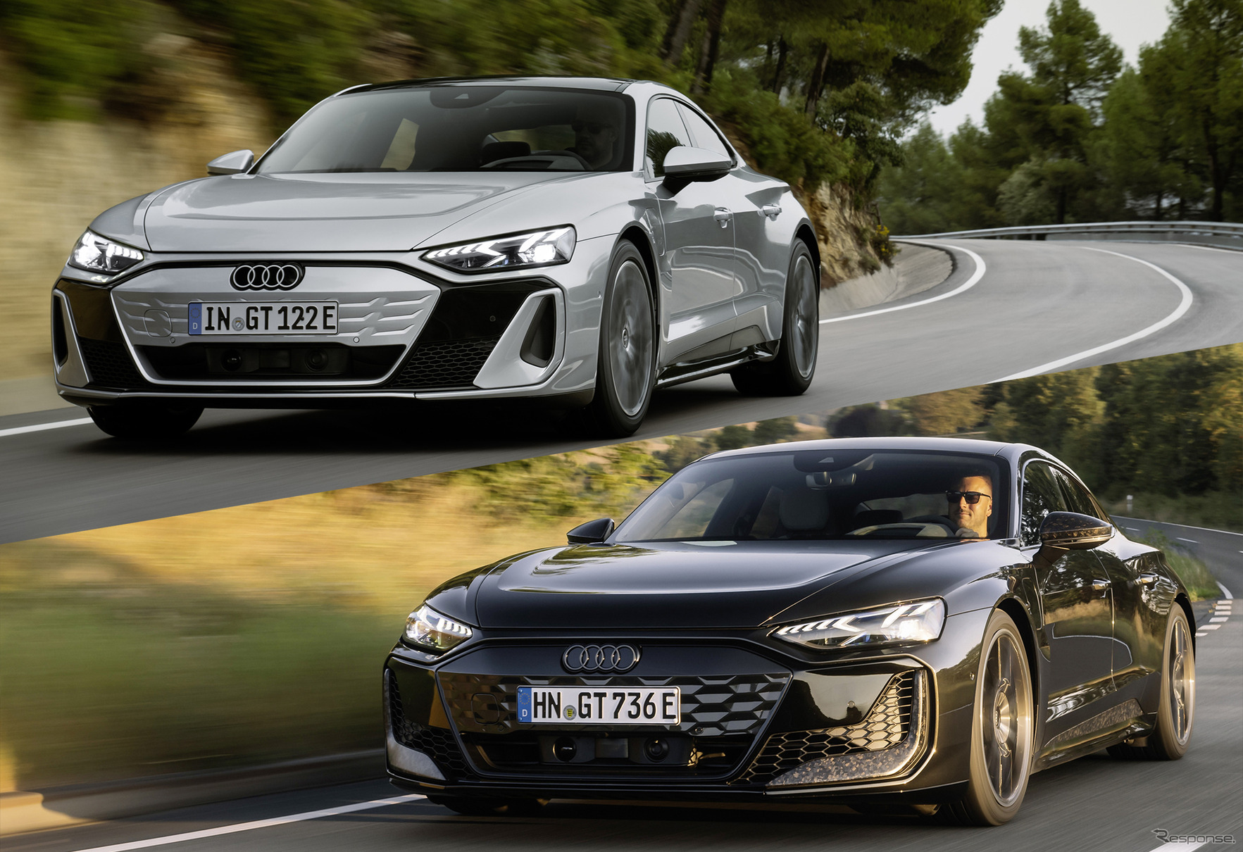 アウディ『RS e-tron GT performance exclusive edition』と『S e-tron GT』
