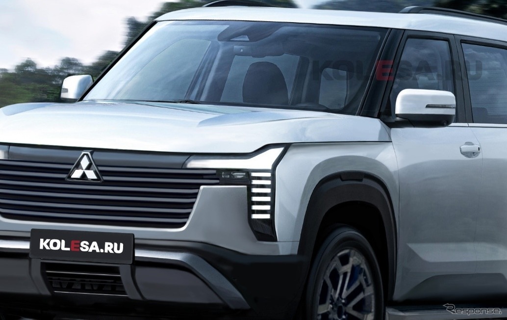 三菱 パジェロスポーツ 次期型の予想CG