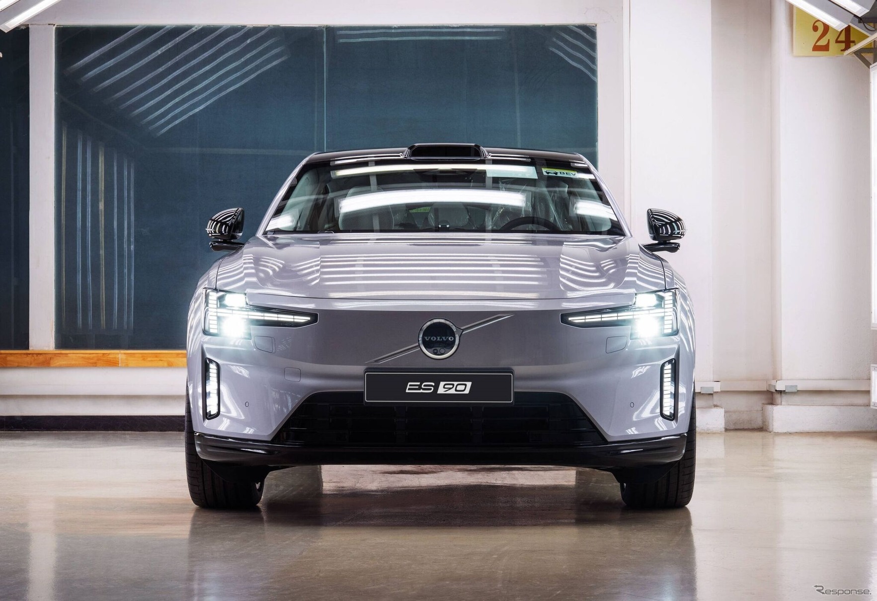ボルボ ES90の欧州向け生産開始
