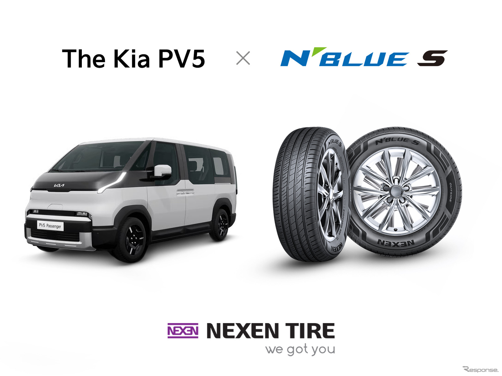 キアの電動商用車『PV5』がネクセンタイヤ「N’Blue S」純正装着