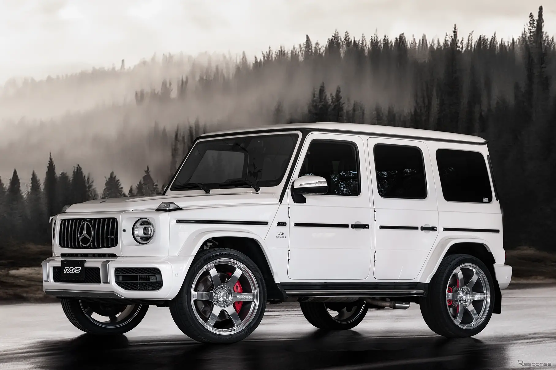 レイズ TE37GC A.S.T.クリスタルバフ × Mercedes Benz AMG Gclass