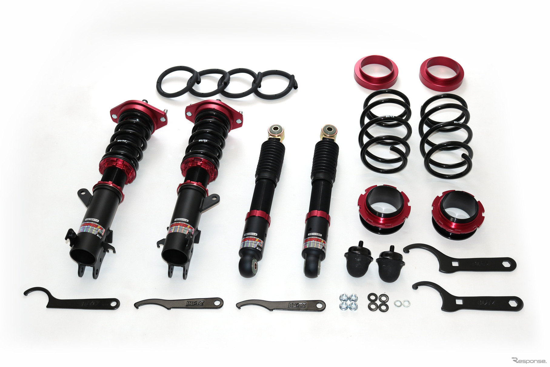 ブリッツ DAMPER ZZ-R　日産・NV100クリッパー装着例（フロント：14mmダウン / リア：23mmダウン）スズキ・エブリイ、日産・NV100クリッパー/クリッパーバン用