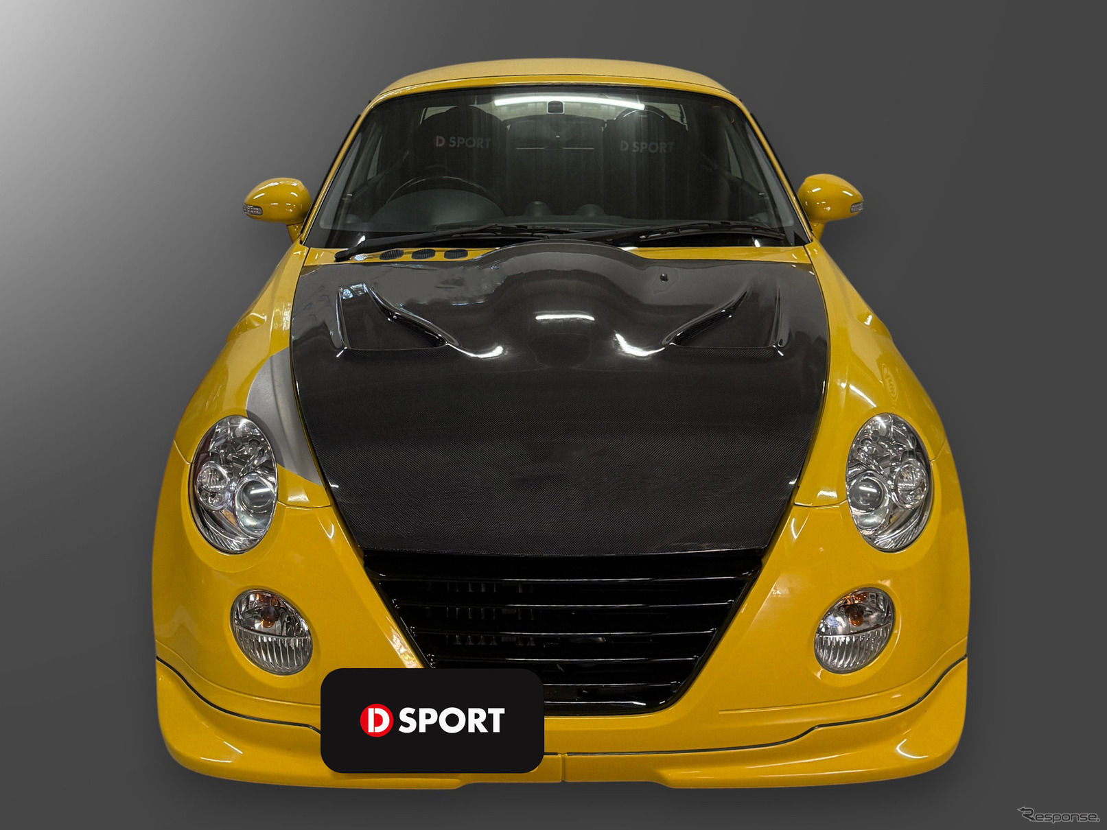 D-SPORT カーボンボンネット＋フロントグリル装着例