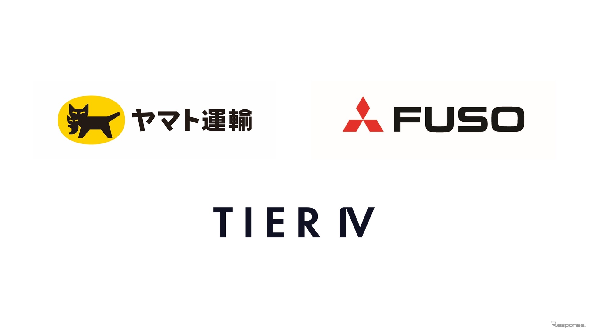 ヤマト運輸・三菱ふそう・ティアフォーのロゴ