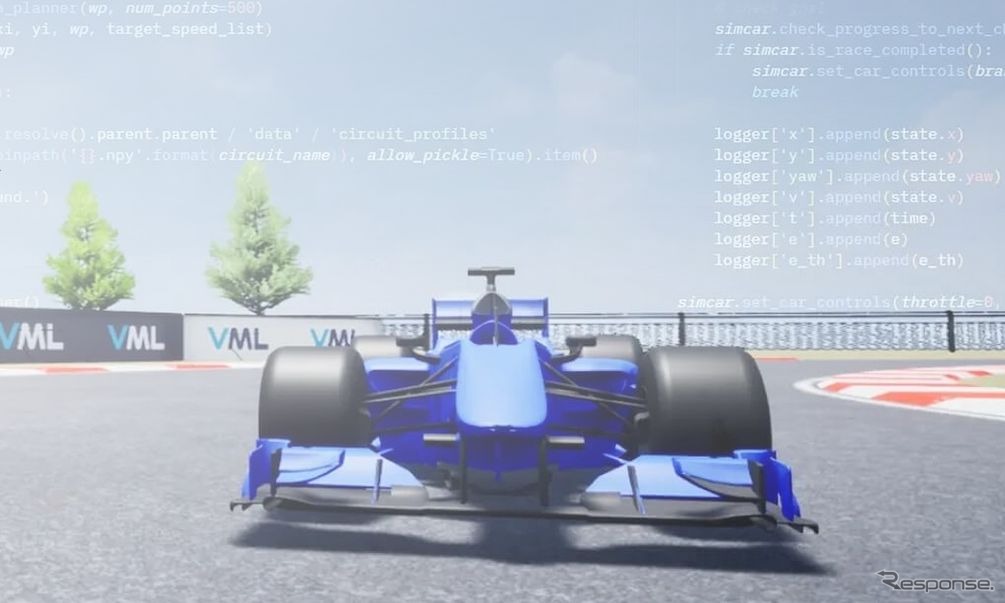 VMLのレース形式シミュレーター（イメージ）