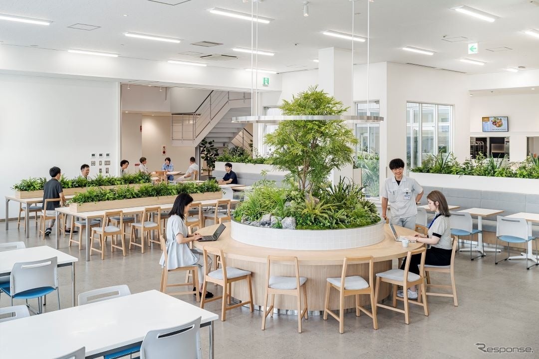 NOK福島事業場のリニューアルした社員食堂