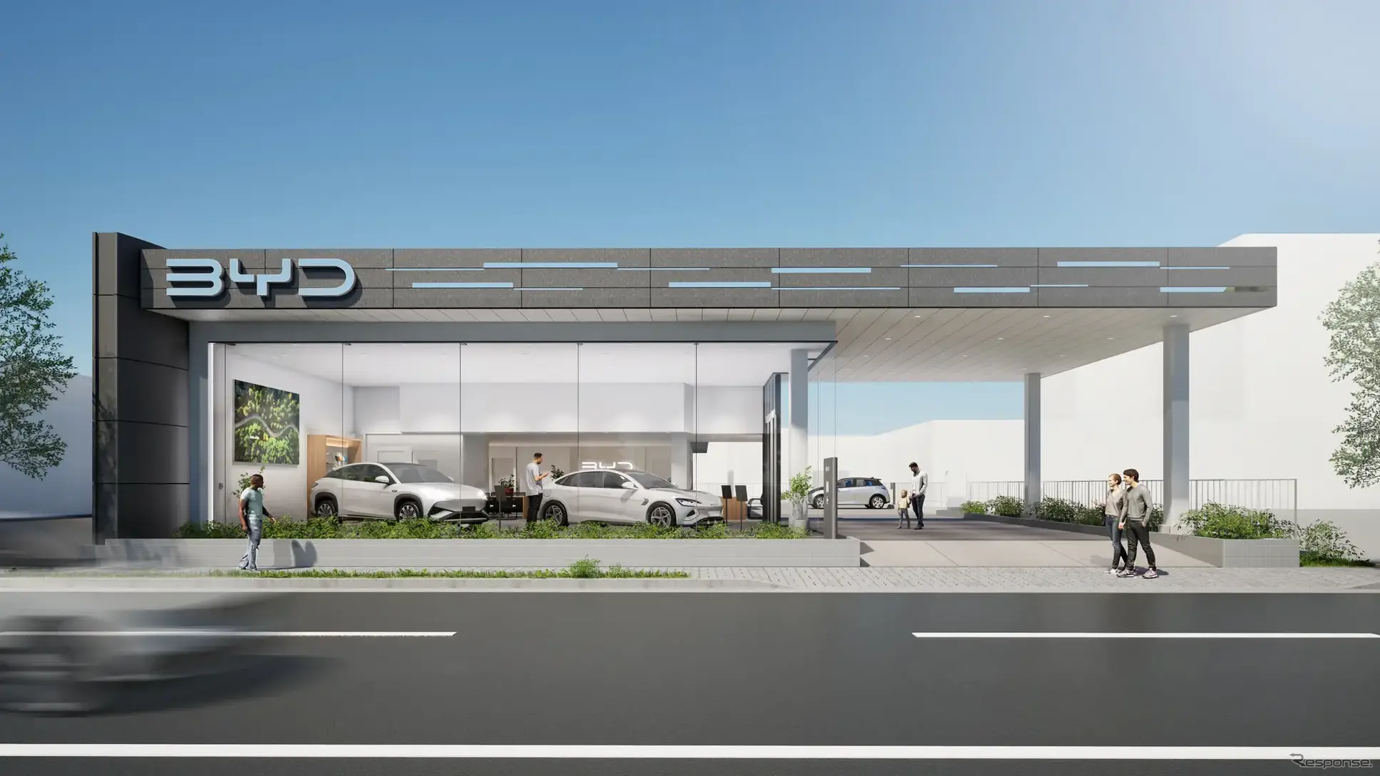 BYD AUTO 湘南の完成イメージ