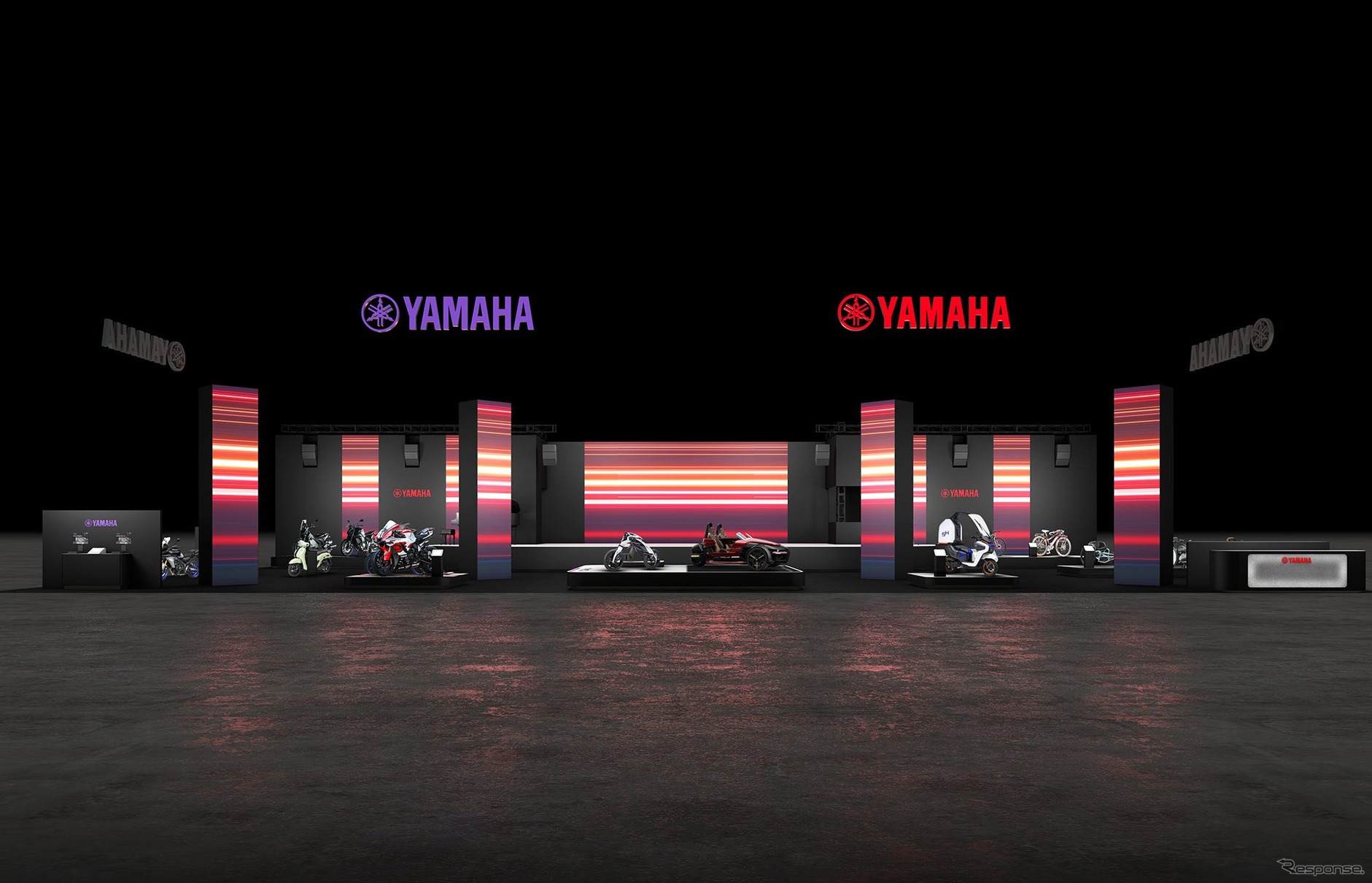 ヤマハ発動機のブースイメージ