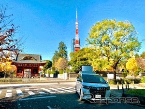 電測車（トヨタ・アルファードがベース）