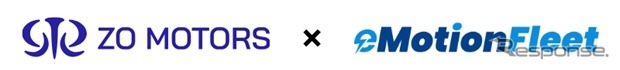 ZO MOTORSとeMotion Fleetのロゴ