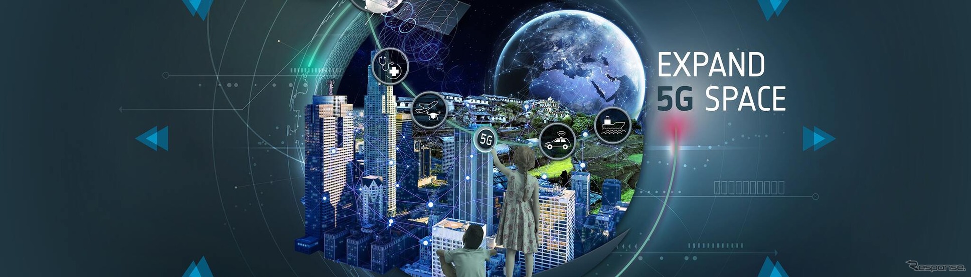 5G通信のイメージ