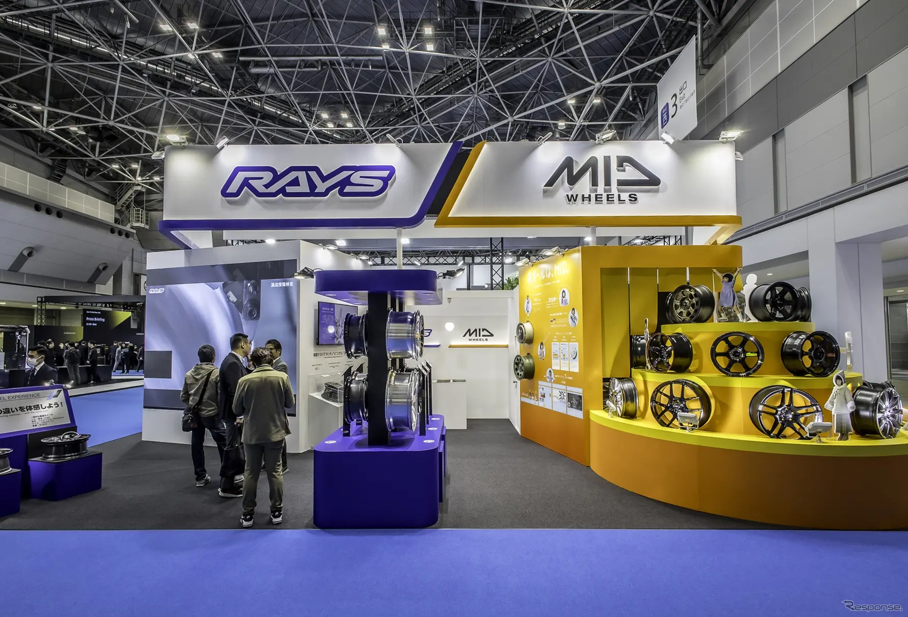 偽物の危険性を伝えるRAYSとフルオーダーを実現するMIDのELEMENT SIKTHに注目…ジャパンモビリティショー2025