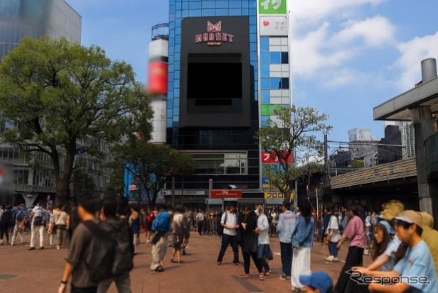 R渋谷駅ハチ公前 MAGNET by SHIBUYA 109「109フォーラムビジョン」