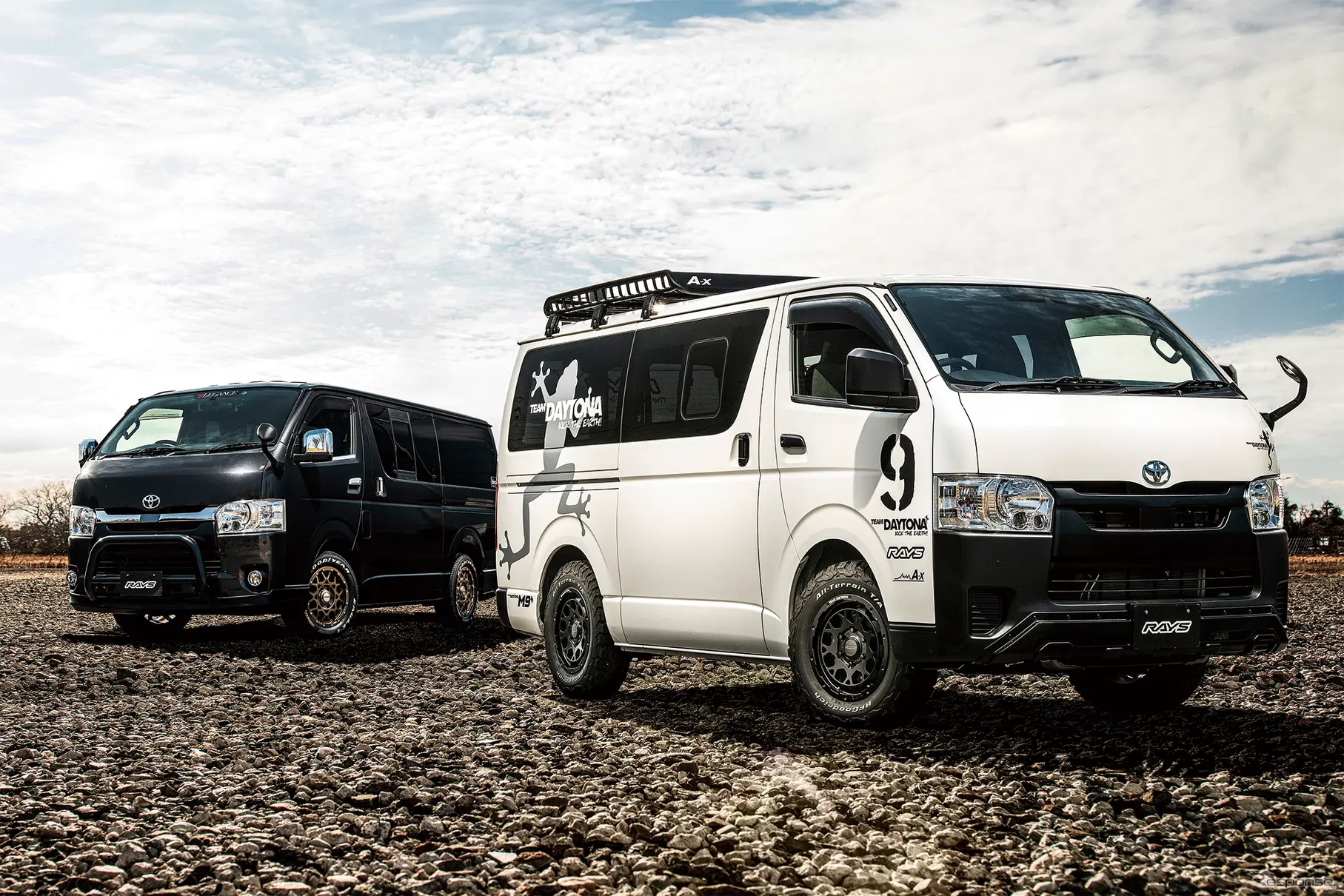 ハイエースに本当に合うホイールはこれだ！ レイズ チームデイトナ最新適合サイズと推しデザインを一気見せ