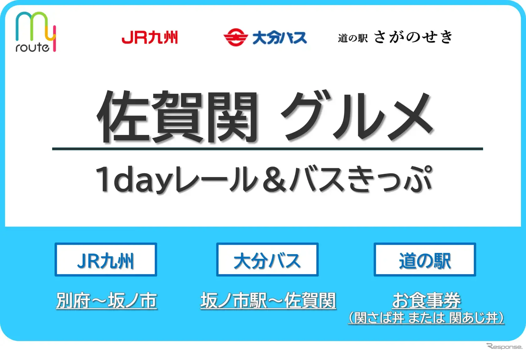 「my route」アプリで佐賀関グルメきっぷを11月13日発売