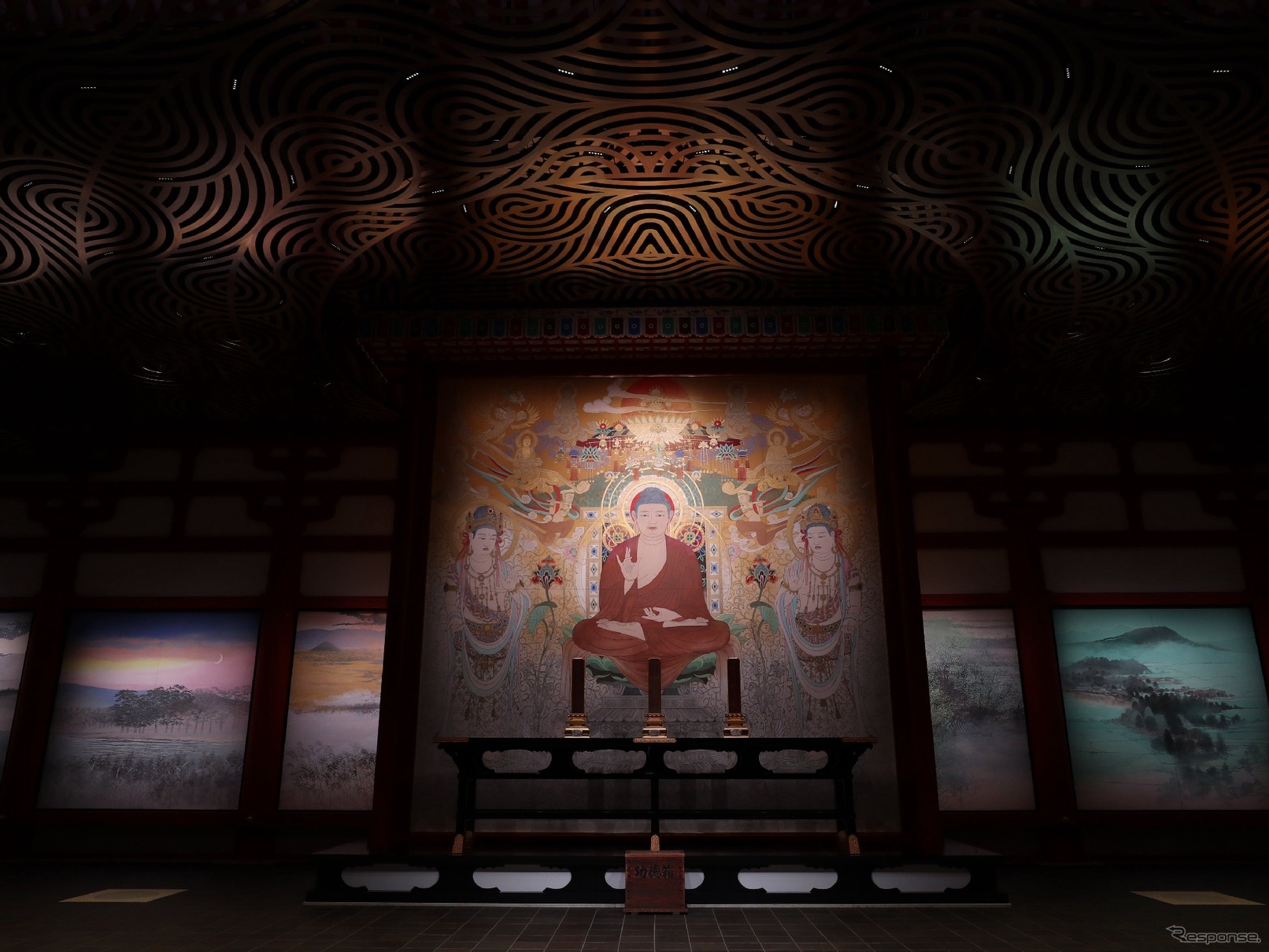 薬師寺 食堂の壁画