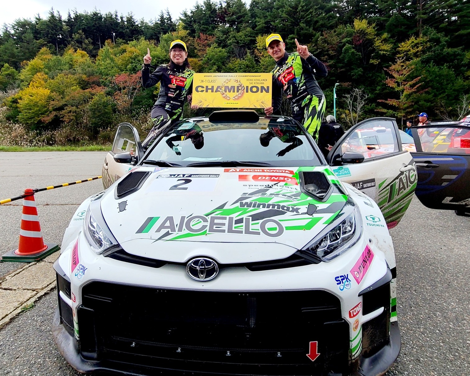 「2025年全日本ラリー選手権」のシリーズチャンピオン獲得選手