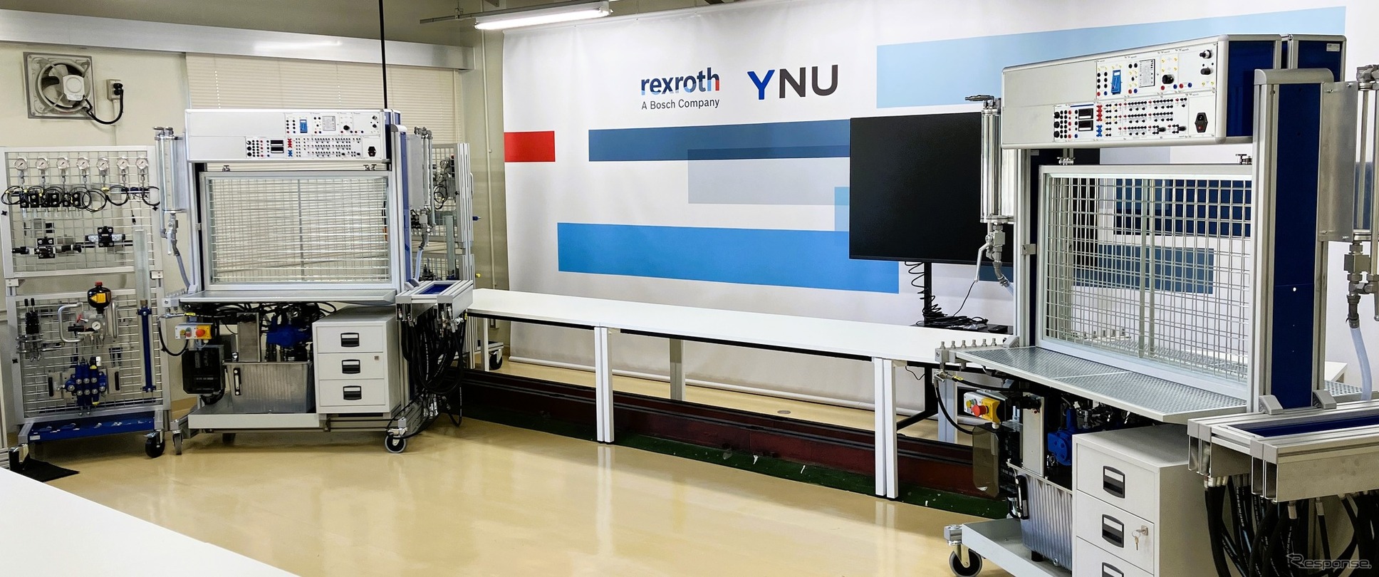 ボッシュ レックスロスが横浜国立大学に油圧機器を提供し「フルードパワートレーニングラボ」開設