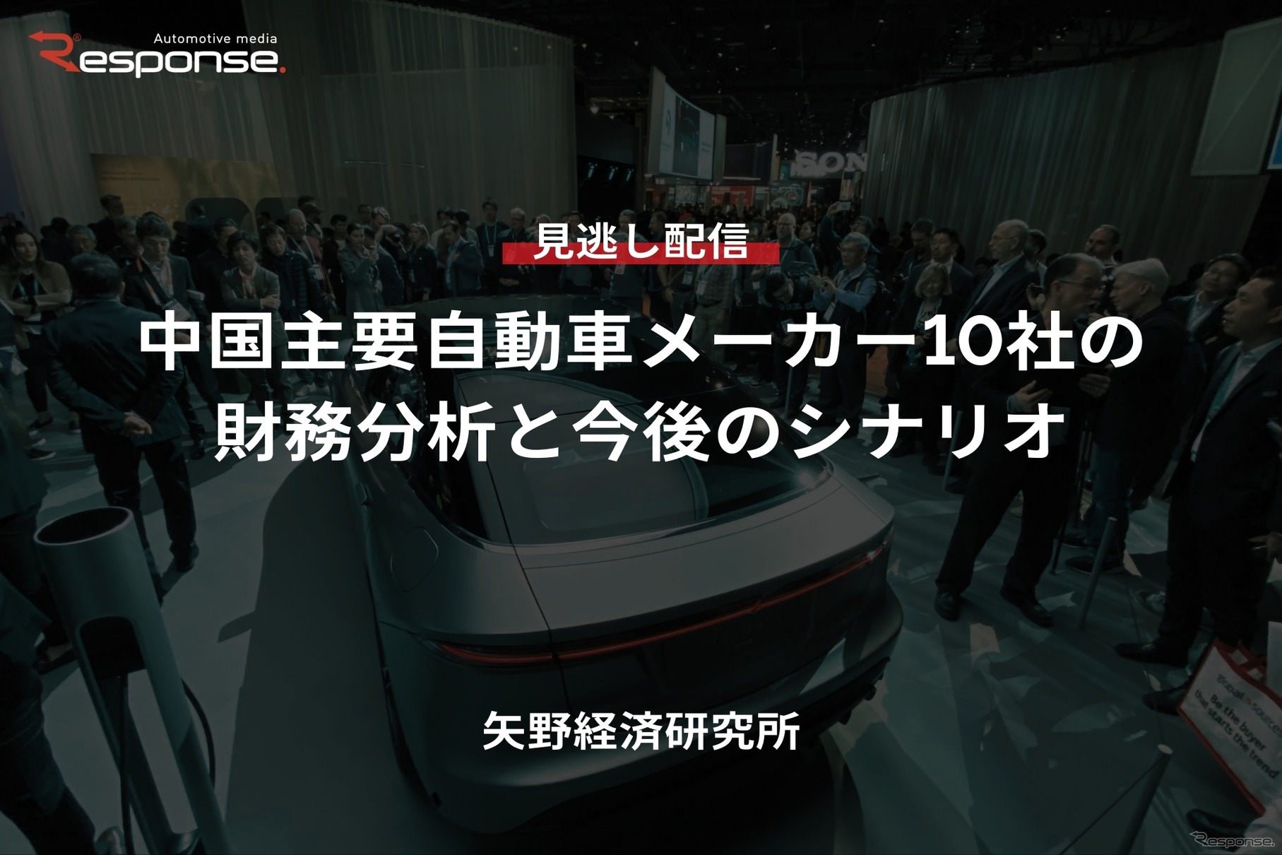 【セミナー見逃し配信】※プレミアム・法人会員限定「中国主要自動車メーカー10社の財務分析と今後のシナリオ」