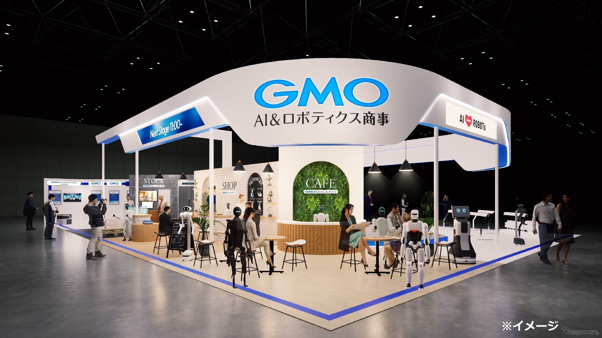 GMOインターネットグループのブースイメージ