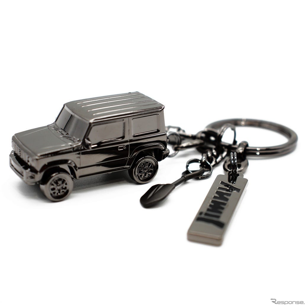 スズキ『ジムニー』をモチーフにした限定キーチェーン「BLACK EDITION」