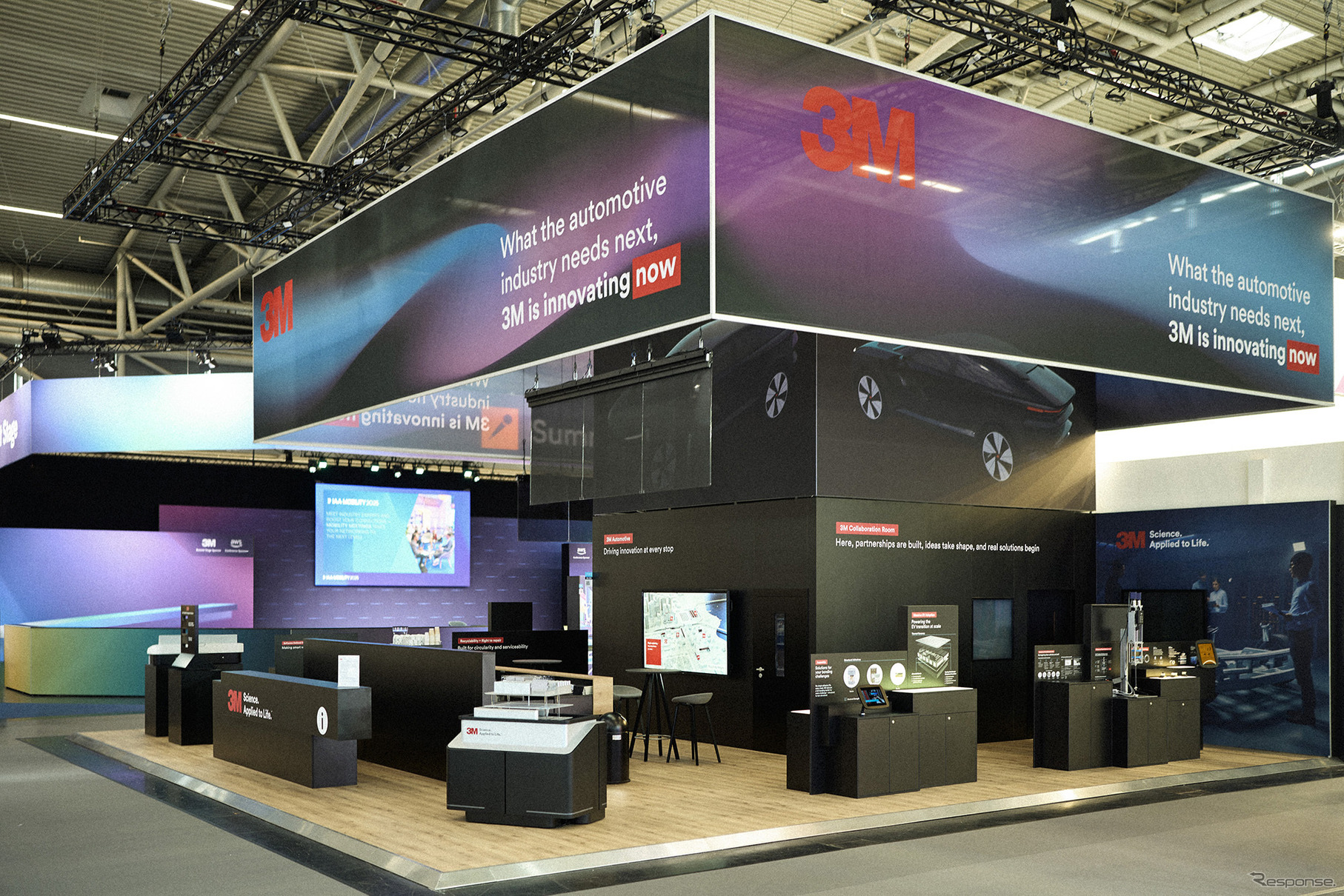 「IAA Mobility 2025」に出展した3Mのブース
