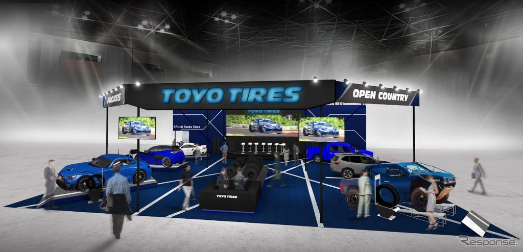 トーヨータイヤの東京オートサロン2026ブースイメージ