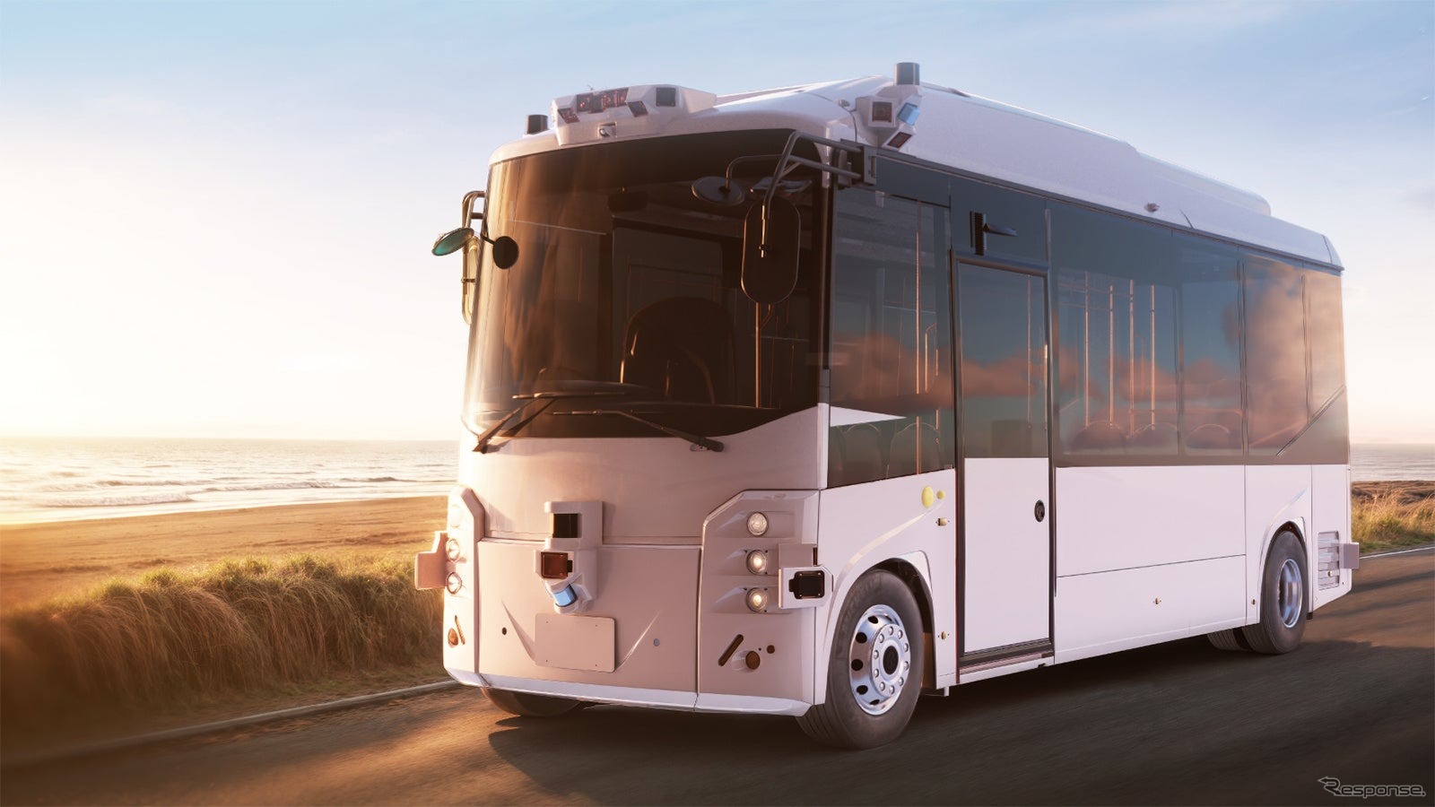 ティアフォーの自動運転機能対応の新型EVバス『Minibus 2.0』（参考）