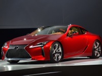 【デトロイトモーターショー16】レクサス、LC500 初公開…最上級クーペ誕生 画像