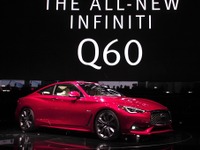 【デトロイトモーターショー16】日産 スカイライン クーペ 新型、初公開…400馬力ツインターボ搭載 画像