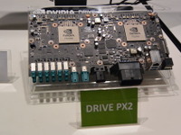 【オートモーティブワールド16】CESで発表のNVIDIA DRIVE PX2が早くも公開 画像