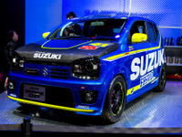 【東京オートサロン16】スズキ アルトワークス GP…MotoGP車両をモチーフに［詳細画像］ 画像