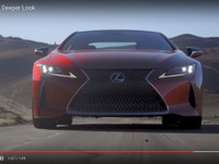 レクサス LC500 、最上級クーペが駆け抜ける［動画］ 画像
